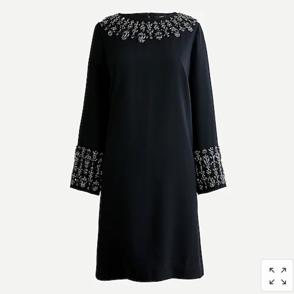 J CREW Embellished Shift Dress